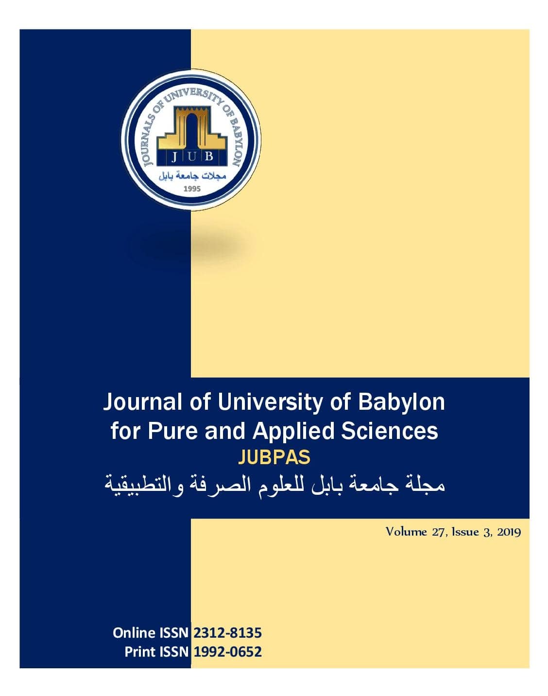 JUBPAS, vol. 27, no. 3, 2019